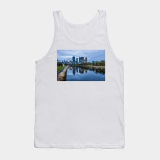 Melbourne from the Swan Street Bridge, Melbourne, Victoria, Australia. Tank Top